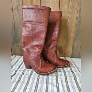 Frye boots in Cognac size 5.5